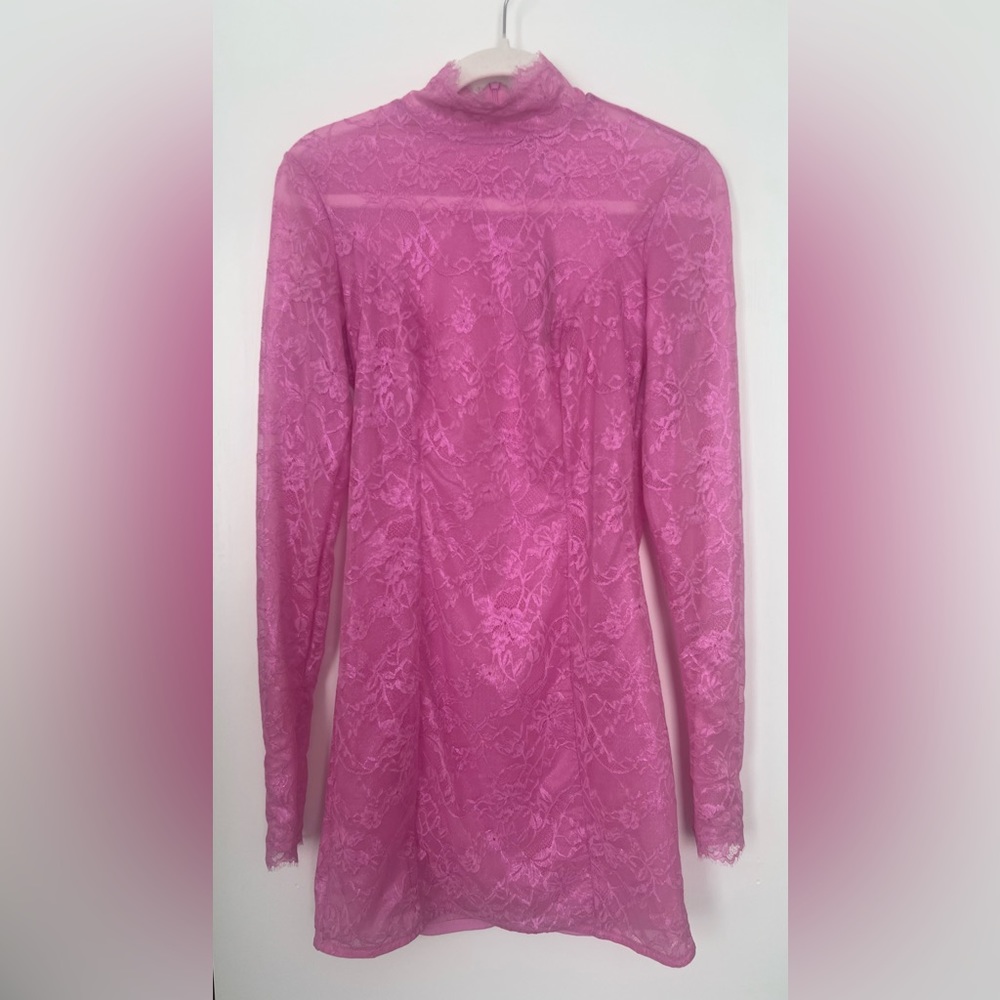 Skims Lace Turtleneck Dress